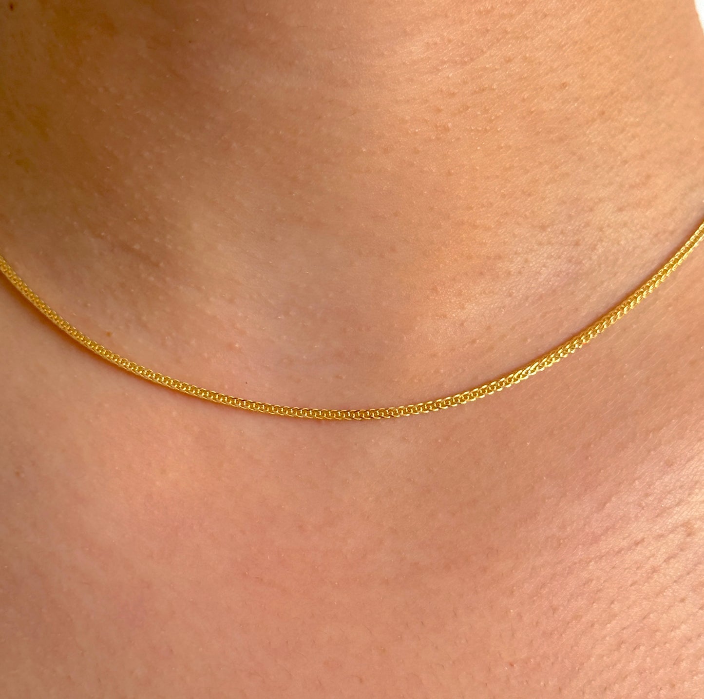 9ct Yellow Gold Women 2mm Spiga Chain