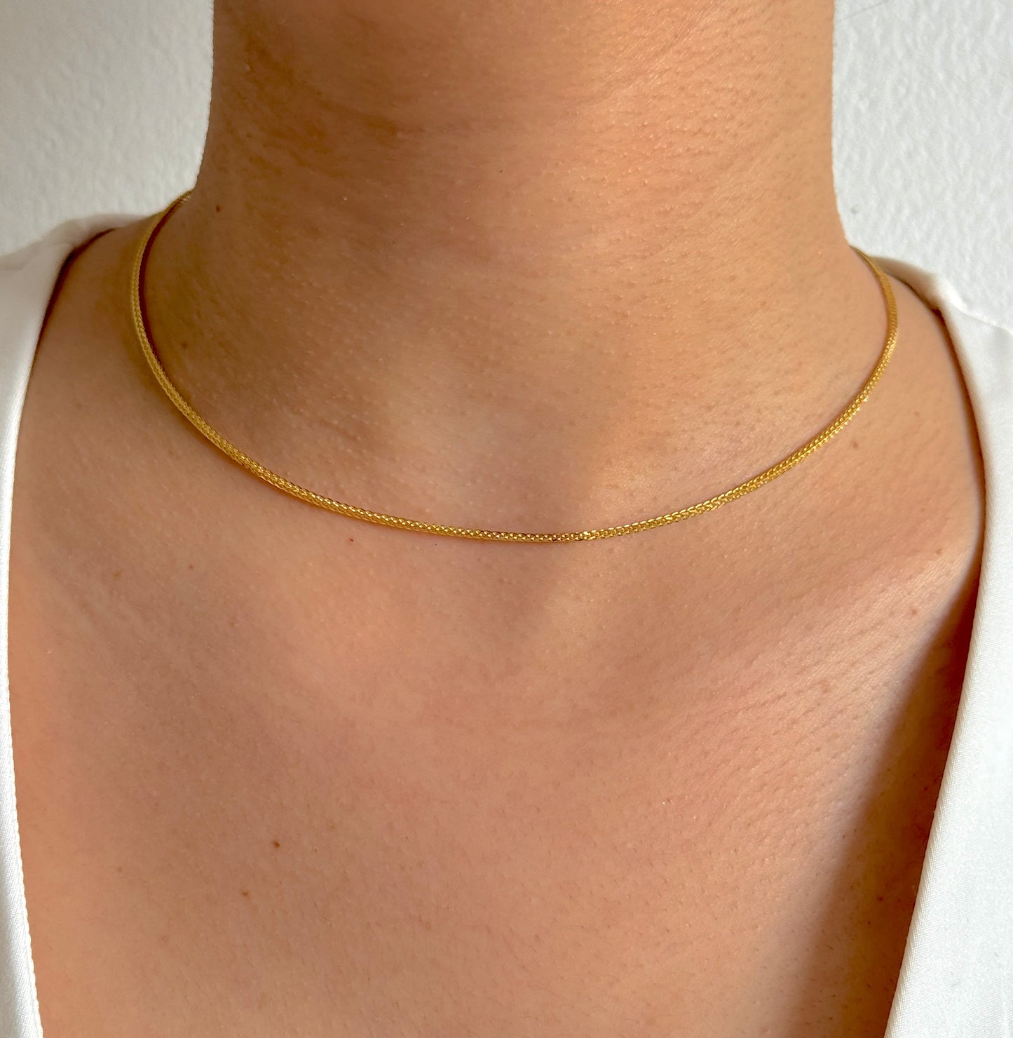 9ct Yellow Gold Women 2mm Spiga Chain