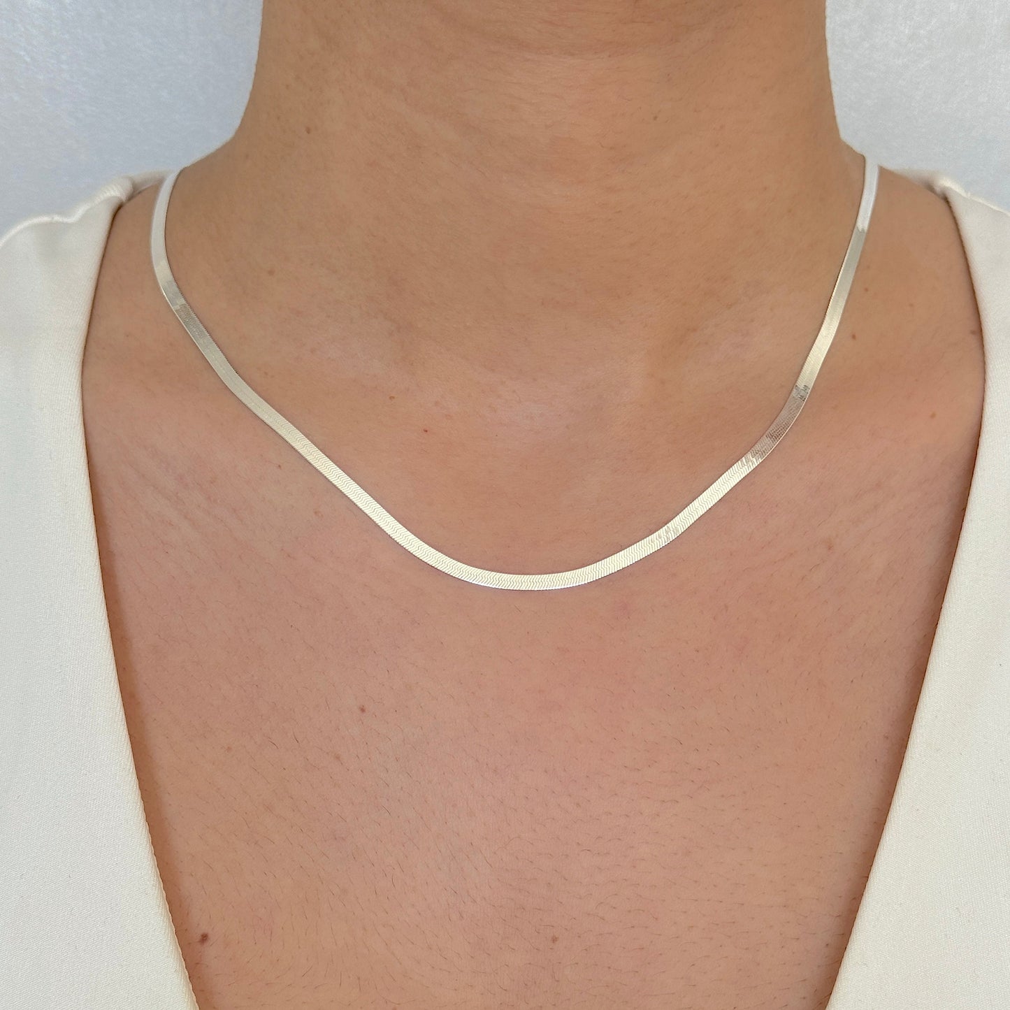 925 Sterling Silver Women 3mm Snake Chain