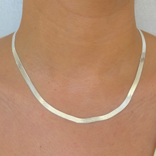 925 Sterling Silver Women 5mm Snake Chain