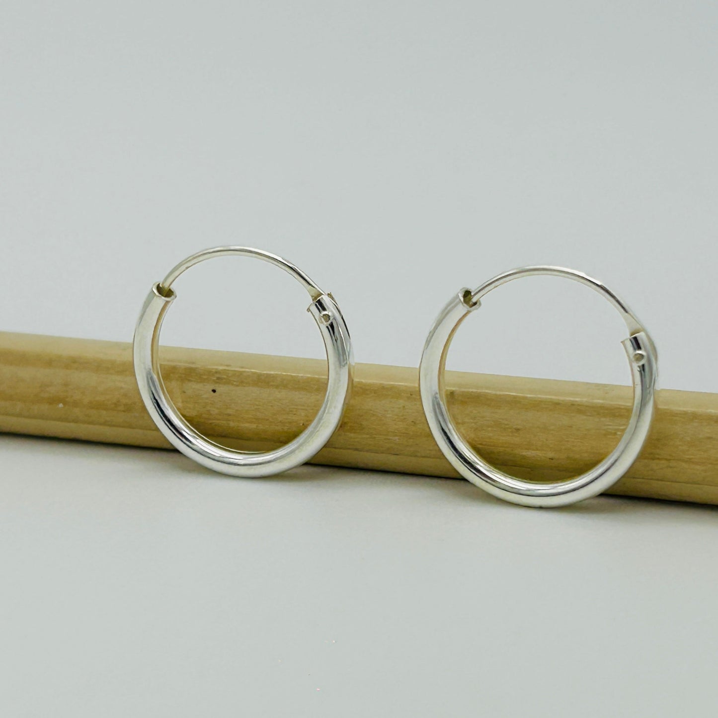 925 Sterling Silver 2mm Thick Sleeper Earrings