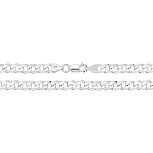 925 Sterling Silver Gent's Curb Chain - jewellerysavers