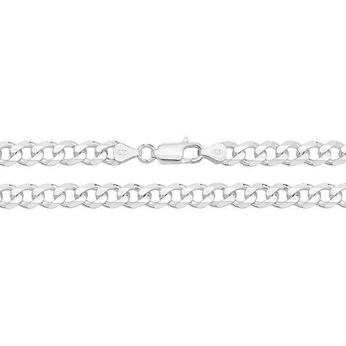 925 Sterling Silver Gent's Curb Chain - jewellerysavers